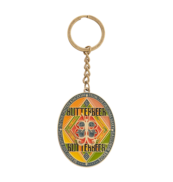Warner Bros Butterbeer Logo Keyring 3 Warner Bros Butterbeer Logo Keyring