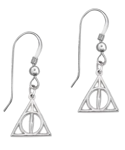 Warner Bros Deathly Hallows Sterling Silver Earrings Jewellery