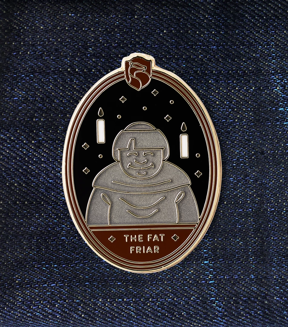 Warner Bros The Fat Friar Enamel Pin 6 Warner Bros The Fat Friar Enamel Pin