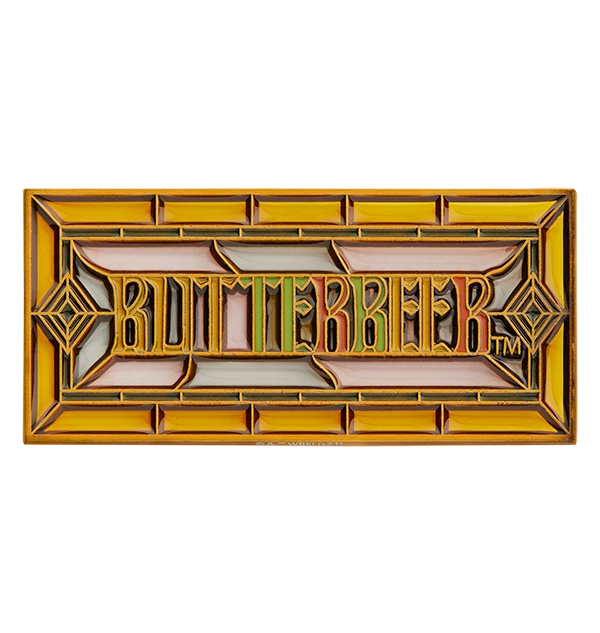 Warner Bros Butterbeer Stained Glass Pin 3 Warner Bros Butterbeer Stained Glass Pin