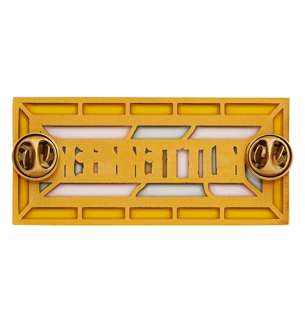 Warner Bros Butterbeer Stained Glass Pin 4 Warner Bros Butterbeer Stained Glass Pin