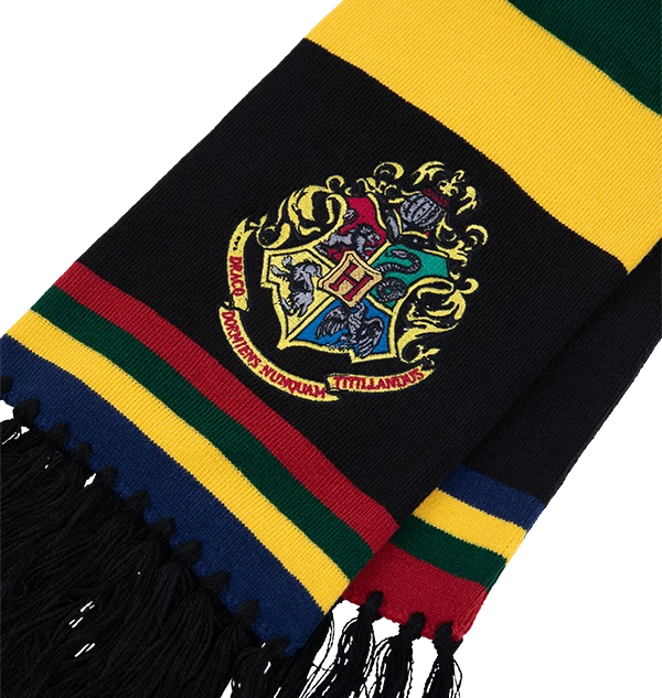 Warner Bros Embroidered Hogwarts Scarf 4 Warner Bros Embroidered Hogwarts Scarf