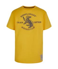 Warner Bros Kids Hufflepuff Quidditch Team Captain T-Shirt