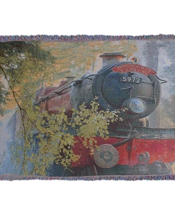 Warner Bros Hogwarts Express Woven Throw Platform 9¾
