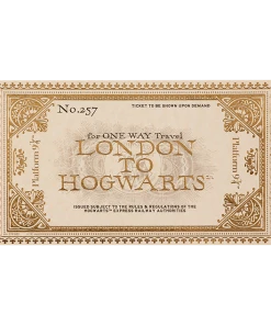 Warner Bros Hogwarts Express Souvenir Ticket