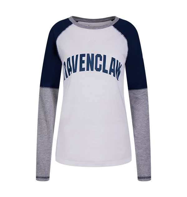 Warner Bros Ravenclaw Ladies Raglan Shirt 3 Warner Bros Ravenclaw Ladies Raglan Shirt