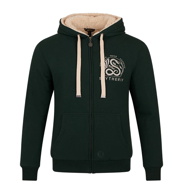 Warner Bros Slytherin Fleece Hoodie 3 Warner Bros Slytherin Fleece Hoodie
