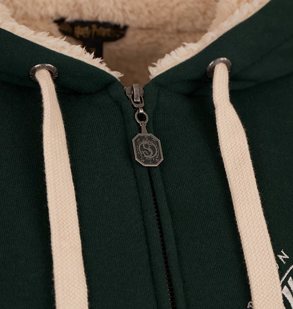 Warner Bros Slytherin Fleece Hoodie 6 Warner Bros Slytherin Fleece Hoodie