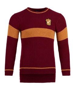 Warner Bros Gryffindor Quidditch Knitted Adult Jumper Best Sellers