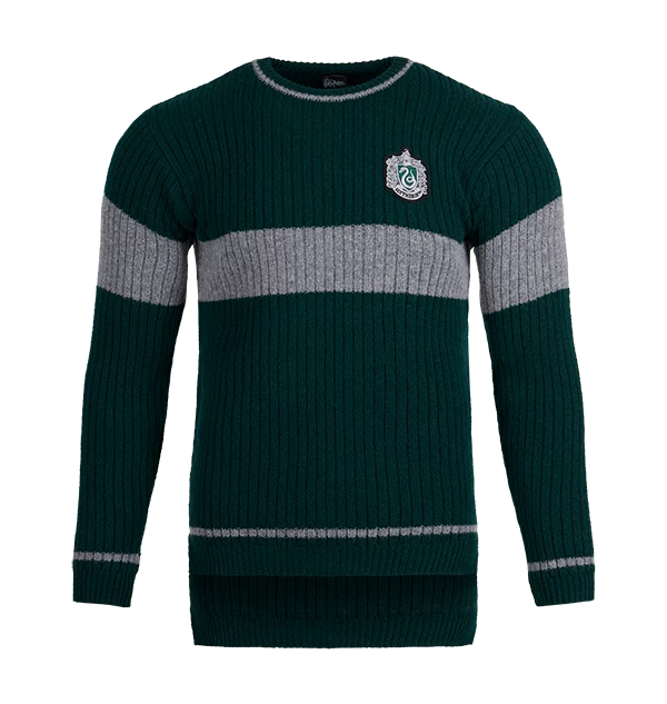 Warner Bros Best Sellers Slytherin Quidditch Knitted Adult Jumper 3 Warner Bros Best Sellers Slytherin Quidditch Knitted Adult Jumper