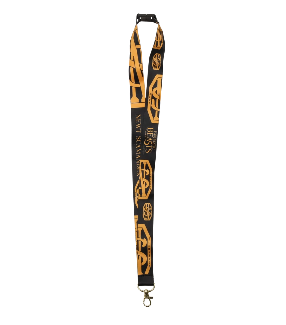 Warner Bros Best Sellers Black Newt's Initials Lanyard 4 Warner Bros Best Sellers Black Newt's Initials Lanyard