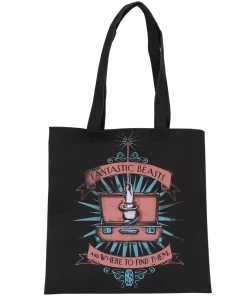 Warner Bros Best Sellers Black Suitcase And Wand Tote Bag
