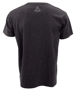 Warner Bros Best Sellers Deathly Hallows Smoky Charcoal T-Shirt