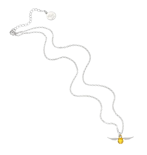 Warner Bros Golden Snitch Sterling Silver Necklace 3 Warner Bros Golden Snitch Sterling Silver Necklace