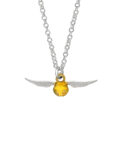 Warner Bros Golden Snitch Sterling Silver Necklace