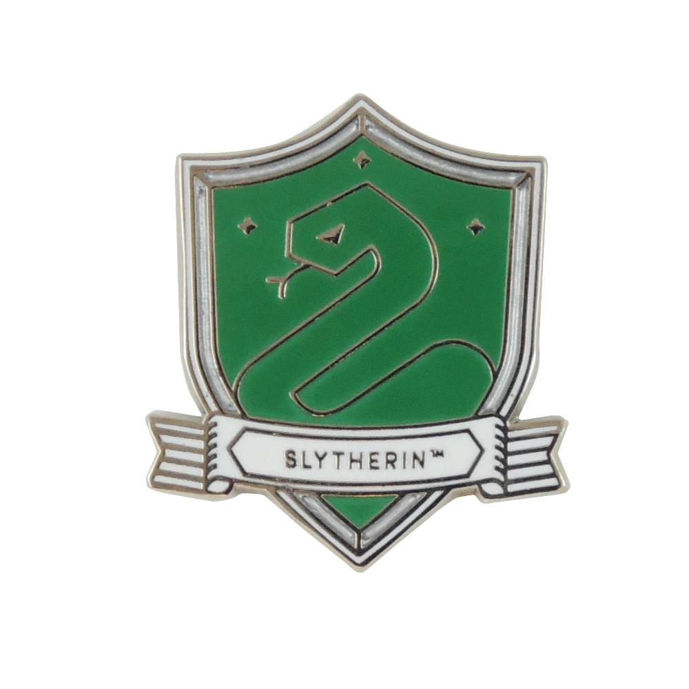 Warner Bros Slytherin House Crest Enamel Pin 3 Warner Bros Slytherin House Crest Enamel Pin