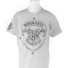 Warner Bros Best Sellers Kids Hogwarts Crest Grey T-Shirt
