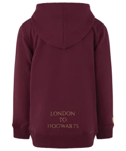 Warner Bros Best Sellers Platform 9 3/4 Kids Zip Hoodie - Burgundy