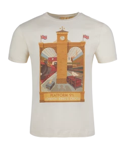 Warner Bros Best Sellers MinaLima Platform 9 3/4 Print T-Shirt