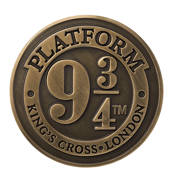 Warner Bros Platform 9 3/4 Logo Magnet 3 Warner Bros Platform 9 3/4 Logo Magnet