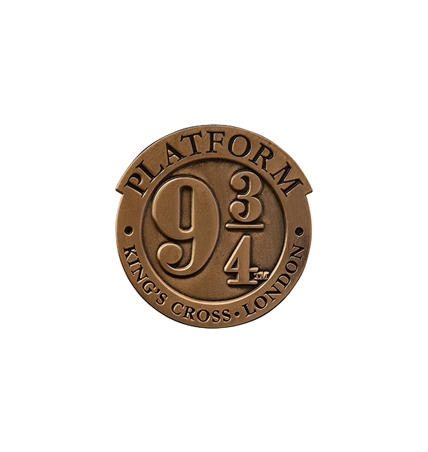 Warner Bros Best Sellers Platform 9 3/4 Pin Badge 3 Warner Bros Best Sellers Platform 9 3/4 Pin Badge