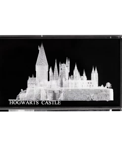 Warner Bros Hogwarts School Of Witchcraft And Wizardry Glass Paperweight