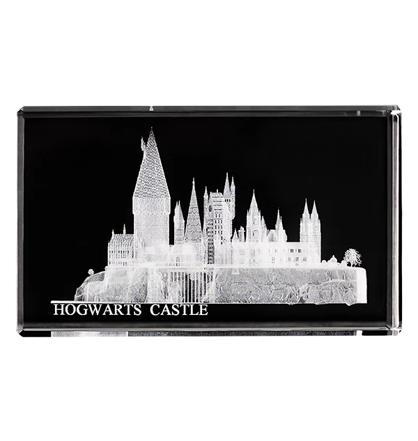 Warner Bros Hogwarts School Of Witchcraft And Wizardry Glass Paperweight 3 Warner Bros Hogwarts School Of Witchcraft And Wizardry Glass Paperweight