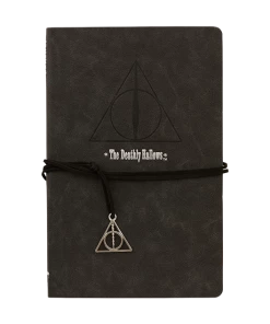 Warner Bros Best Sellers Faux Leather Deathly Hallows Notebook