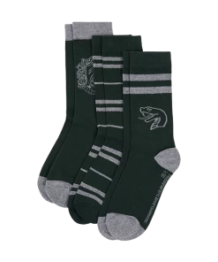 Warner Bros Slytherin Sock Set - 3 Pack