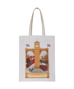 Warner Bros Platform 9¾ MinaLima Platform 9 3/4 Print Tote Bag