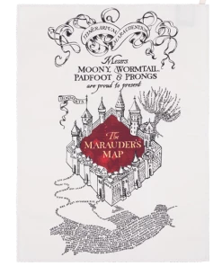 Warner Bros MinaLima The Marauder's Map Tea-Towel
