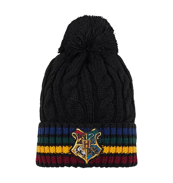 Warner Bros Hogwarts School Crest Knitted Hat Best Sellers 3 Warner Bros Hogwarts School Crest Knitted Hat Best Sellers