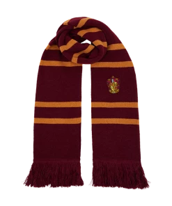Warner Bros Gryffindor Knitted Crest Scarf