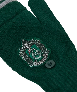Warner Bros Best Sellers Slytherin Knitted Mitten Capped Gloves
