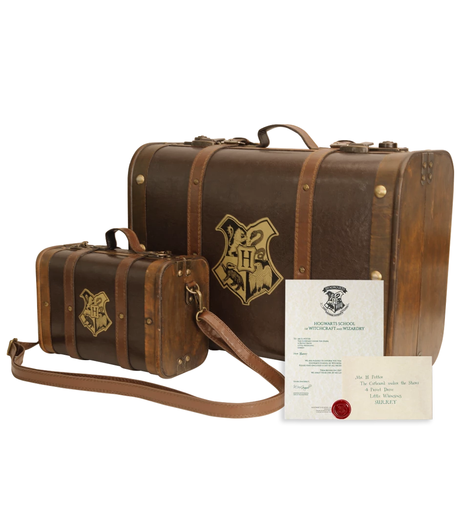 Warner Bros Hogwarts Trunks Hogwarts School Trunk Combo Bundle 3 Warner Bros Hogwarts Trunks Hogwarts School Trunk Combo Bundle