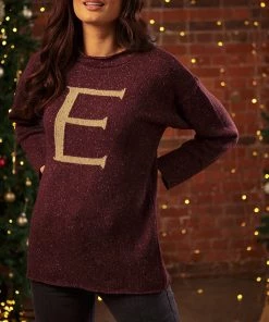 Warner Bros Weasley Knitted Jumpers 'E' Weasley Knitted Jumper