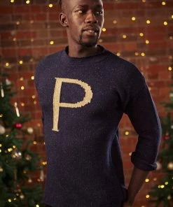 Warner Bros 'P' Weasley Knitted Jumper