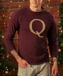 Warner Bros 'Q' Weasley Knitted Jumper Weasley Knitted Jumpers