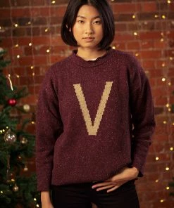 Warner Bros Weasley Knitted Jumpers 'V' Weasley Knitted Jumper