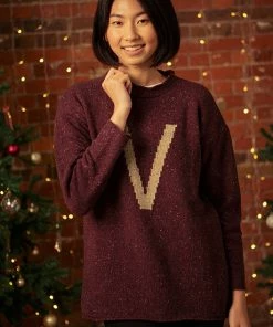 Warner Bros Weasley Knitted Jumpers 'V' Weasley Knitted Jumper
