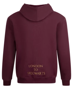 Warner Bros Platform 9 3/4 Zip Hoodie - Burgundy