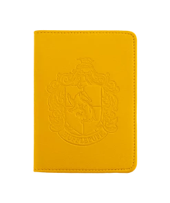 Warner Bros Hufflepuff Embossed Crest Passport Holder