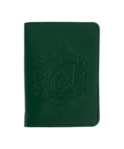 Warner Bros Slytherin Embossed Crest Passport Holder